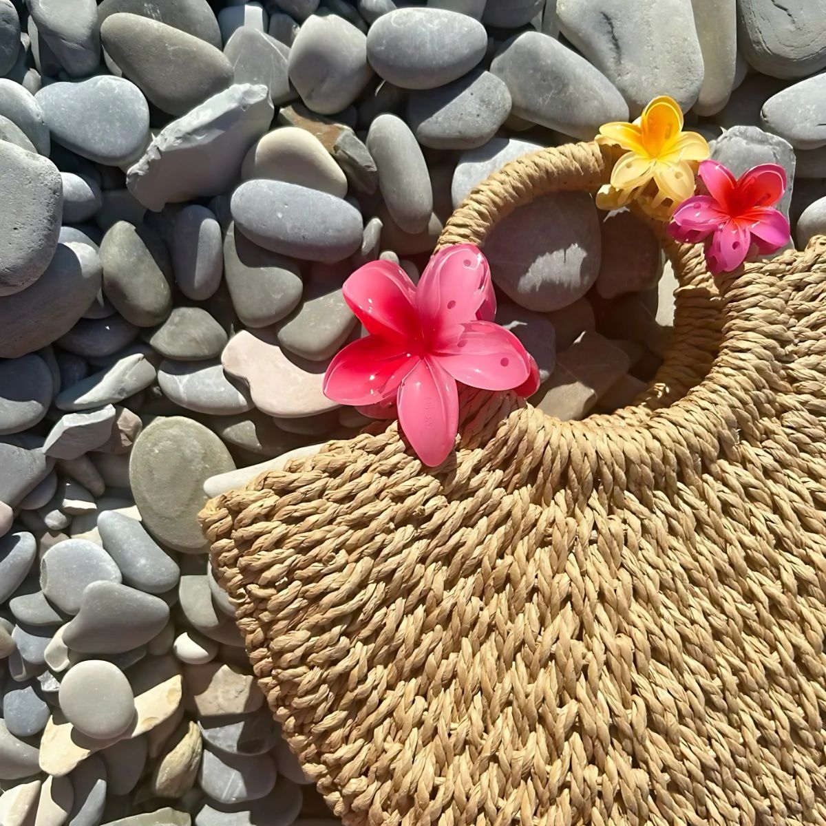 PetalGlow Mini Claw Clips